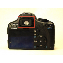 Замена окуляра Canon EOS Rebel T1i